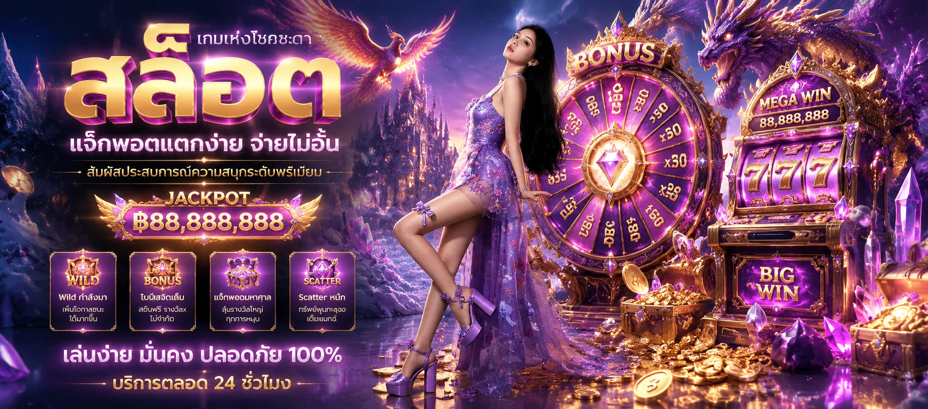 ทดลองเล่นสล็อต PG Slot ฟรีบน WILD168